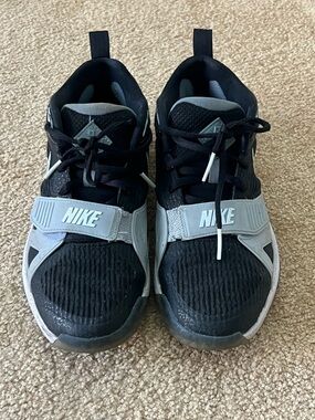 NIKE Air Zoom Diamond Elite Turf Mens DZ0503-001 black silver grey 9 baseball